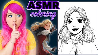 ASMR Coloring Sophie Foster Keeper of the Lost Cities | Calming ASMR Coloring for Relaxation screenshot 4