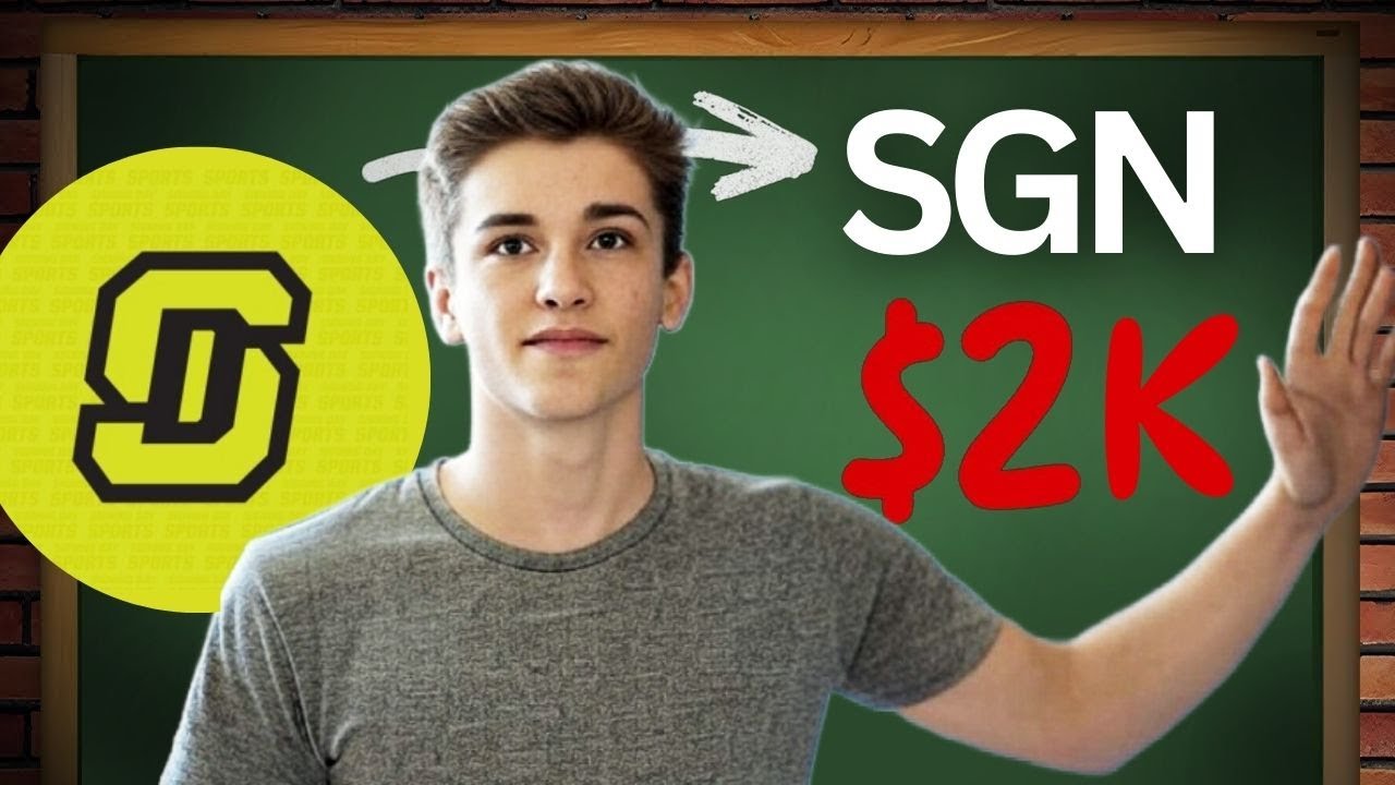 SGN Stock MASSIVE THURSDAY! (urgent) Signing Day Sports stock analysis best broker 2025