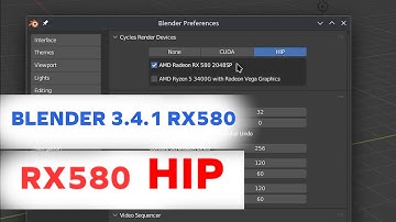 AMD RX580 HIP Blender Support - Finally How To Render With Cycles - linux only