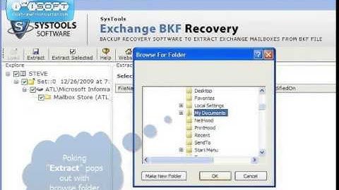 SysTools Exchange BKF Repair