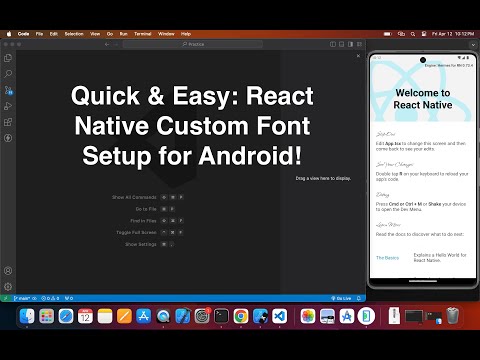 Effortless React Native Custom Font Setup for Android in 5 Minutes!