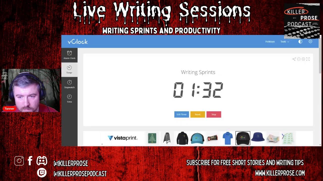 Live Writing Sprints