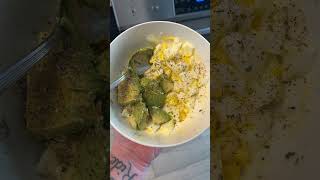 Avocado Egg Smash #keto #ketorecipes #ketodiet