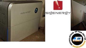 Sigenergy Sigenstore 4kw omvormer 8kWh batterij en gateway installeren