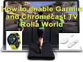 Rolla  indoor jogging or cycling in a virtual world  how to install on tv and garmin watch