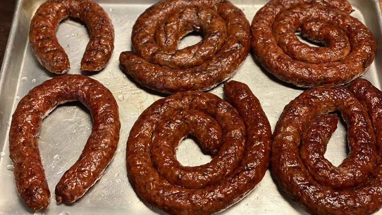 Homemade beef sausage YouTube