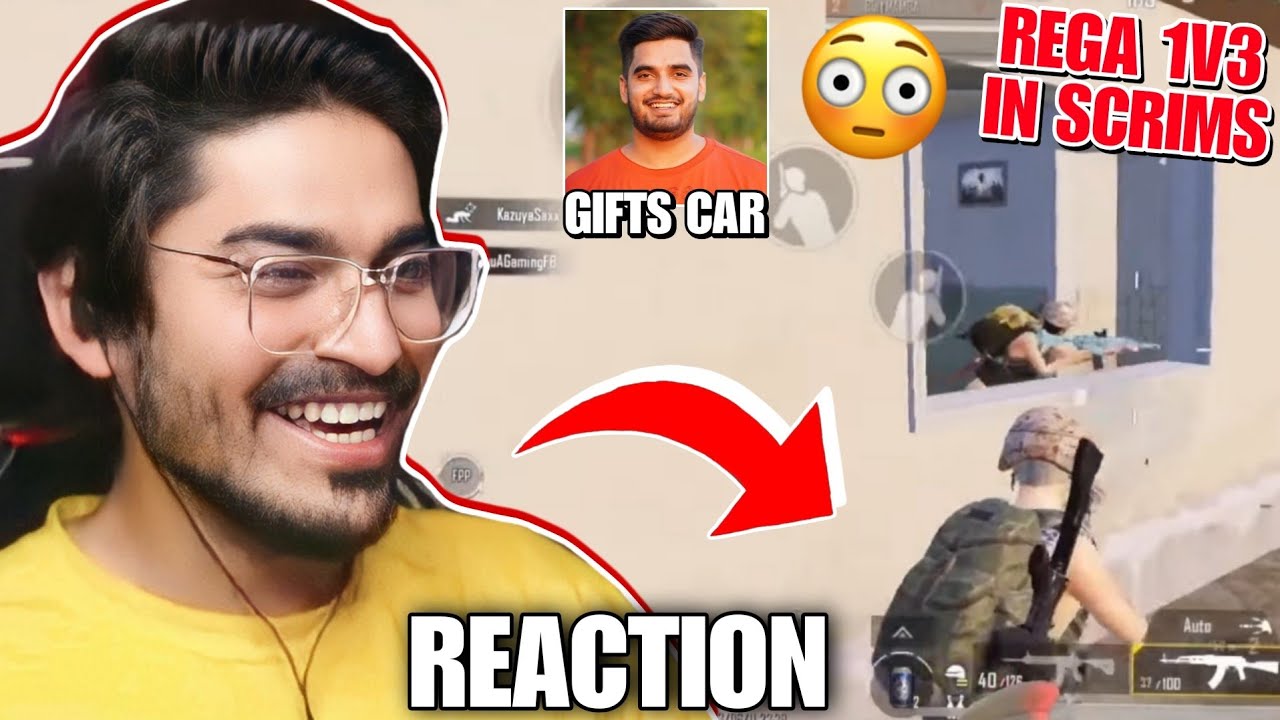 Joker Reaction On Rega 1v3 In Scrims & Mavi Gifting Car😱 - YouTube
