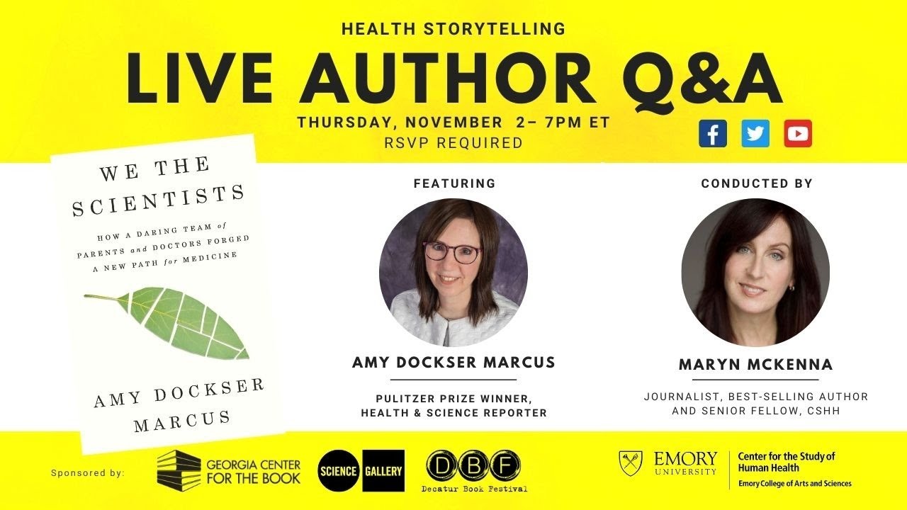 Health Storytelling Q&A with Maryn McKenna and Amy Dockser Marcus - YouTube