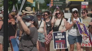 Thousands of protesters come out across Tarrant County to protest Trump policies