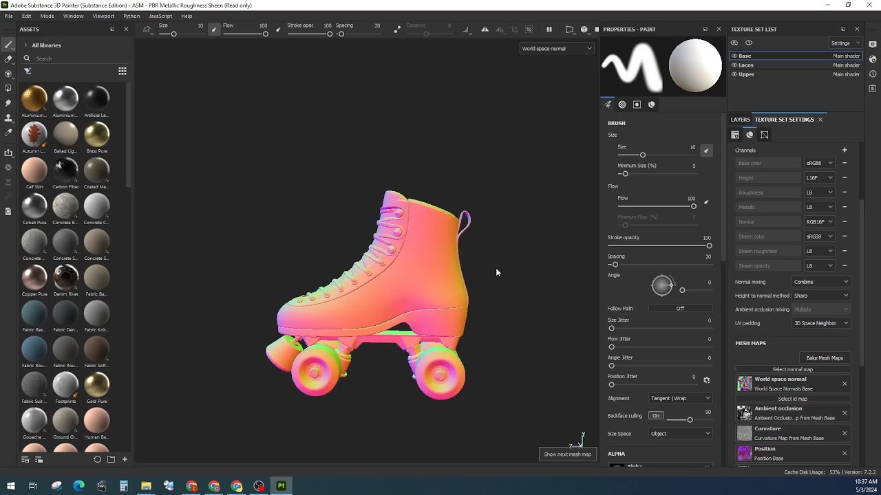 How to bake texture maps in Substance Painter Easy - YouTube