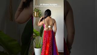 Trendy Backless Blouse Design Collection