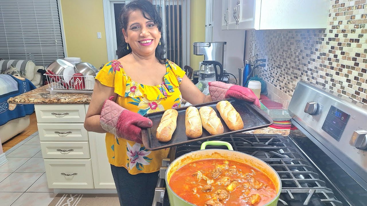 Гайанский стиль: курица, тушёная в томатах с капустой 