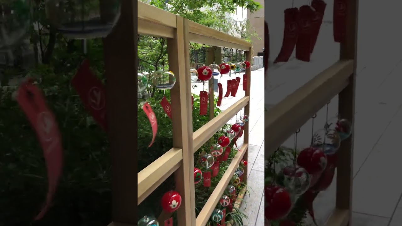 Path of Wind Chimes in Japan Tokyo Nihonbashi