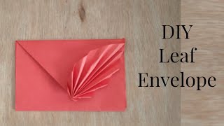 Gift Envelope /DIY Cute Leaf Envelope/Origami Card Envelope /Envelope from A4 sheet