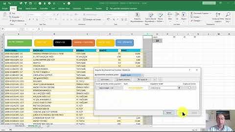 Excelde Filtreleme İşleminin Makro ve VBA kodu ile yapılması