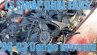 LS Swap Junkyard Fans - How To Remove 98-03 Dodge Intrepid Radiator Fans