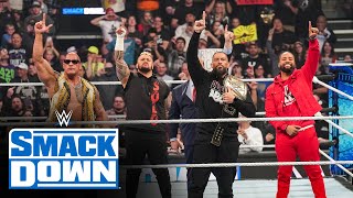 FULL SEGMENT — Rock and Reigns lay the SmackDown on the WWE Universe: SmackDown, Feb. 16, 2024 image