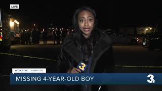 Search continues for missing 4-year old Codi Bigsby in Hampton
