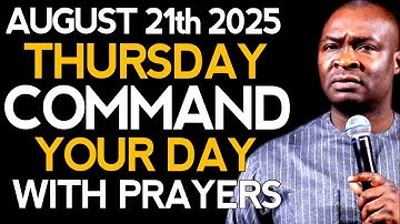 [Thursday 21th August 2025] Early Morning Powerful Prophetic Morning Prayer By Apostle Joshua Selman