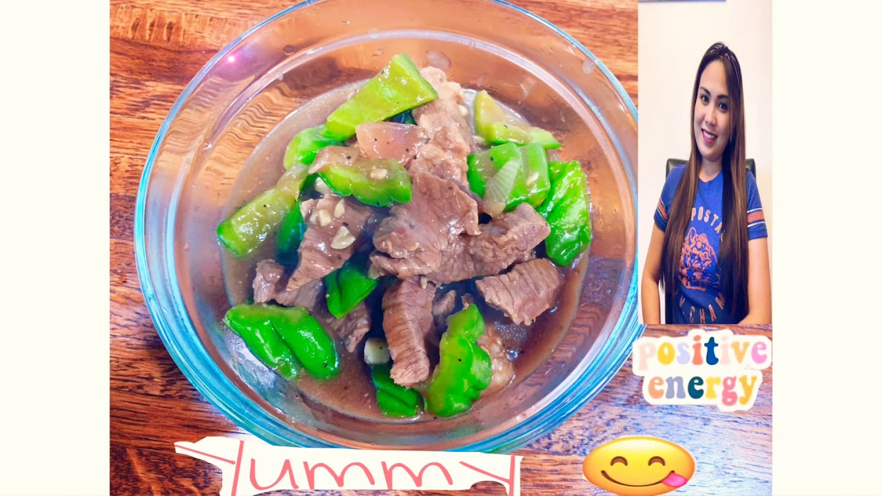 BEEF AMPALAYA WITH OYSTER SAUCE YouTube