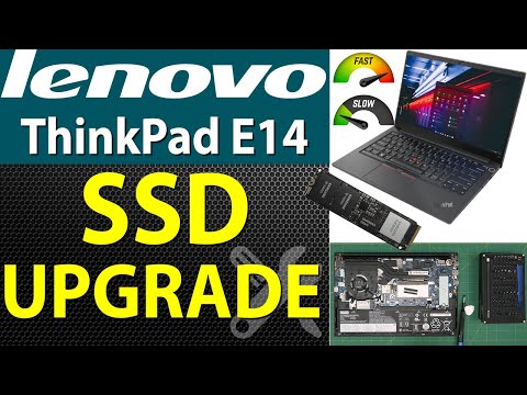 How to Upgrade Storage SSD-HDD for Lenovo ThinkPad E14 Laptop | Step by Step