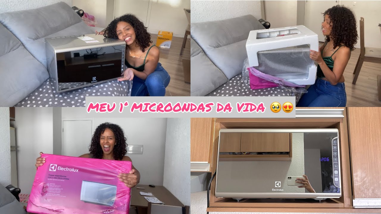 COMPREI MEU MICROONDAS DE INOX 😍