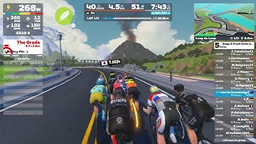 Zwift - Race: Stage 3: Fresh Outta 24 - Loop de Loop (D) on Loop de Loop in Watopia