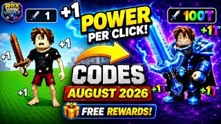 🔥 +1 Power Per Click Codes (August 2026) — NEW Working Codes