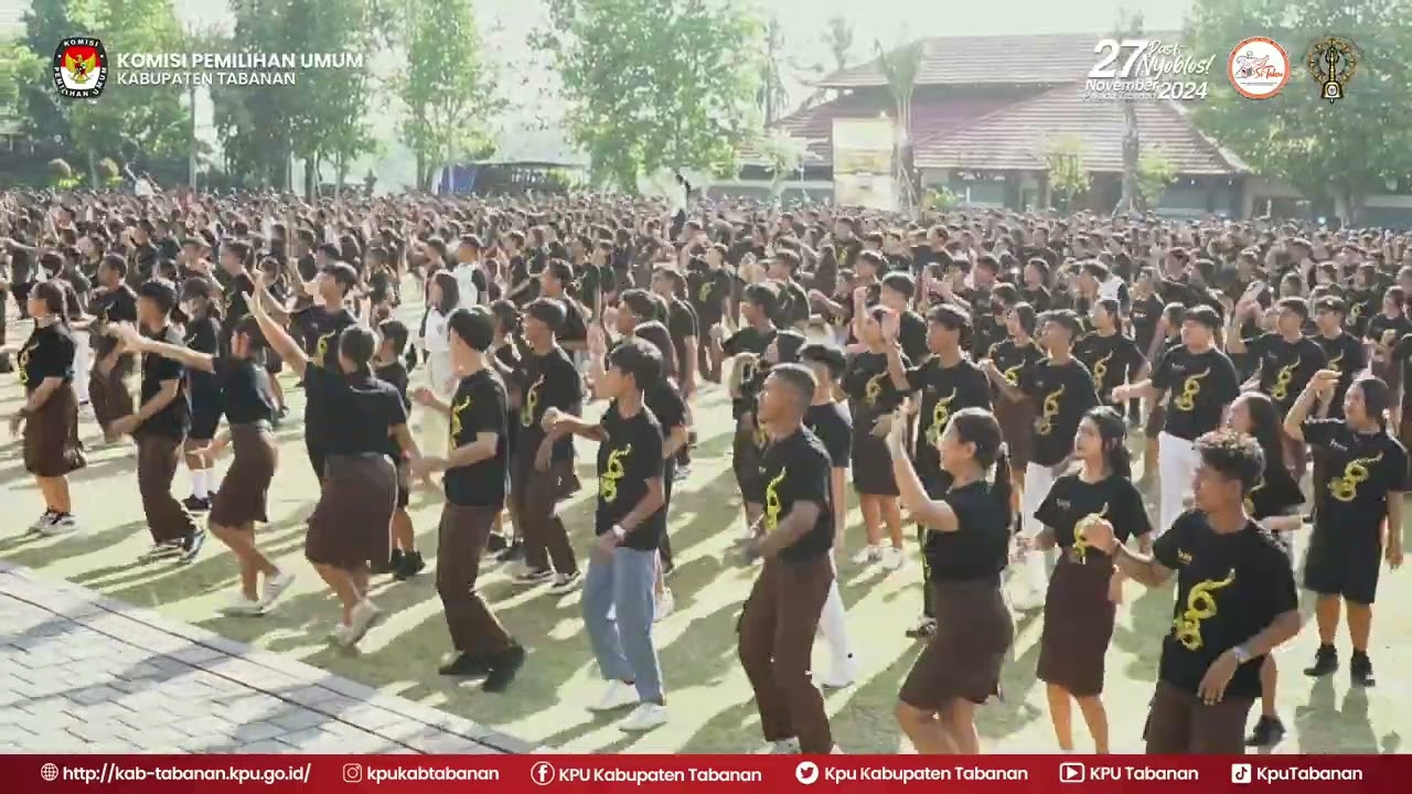 Siap Beraksi!!!...Pilkada Tabanan 2024 bersama SMAN 1 TABANAN