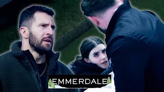 April Gets Kidnapped And Thrown Over A Ledge | Emmerdale