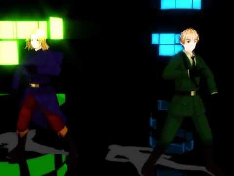 【APヘタリアMMD】髭と眉毛でサイバーサンダーサイダー