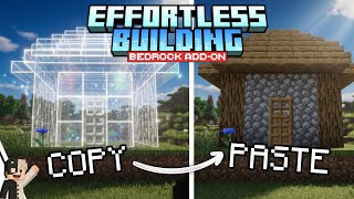 Make Your Builds Easier In Bedrock 26.0+ | Effortless Building Addon Showcase | MCPE/MCBE