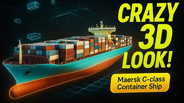 Maersk C-class Container Ship 3D model by 3DModels.org