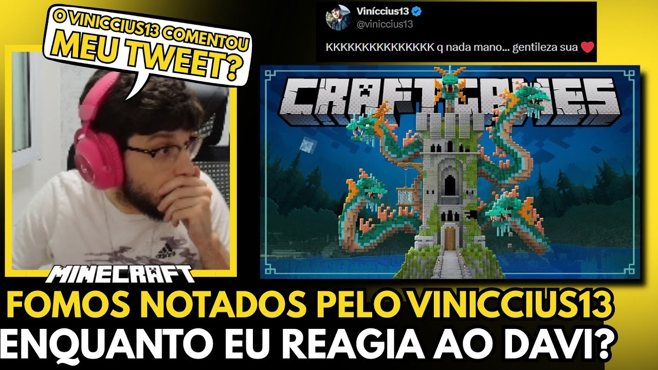 🚨COMO ELE FAZ ESSAS COISAS? O DAVI É BIZARRO! TIVEMOS UMA SURPRESA? GREV REAGE AO @HDDaviGamer
