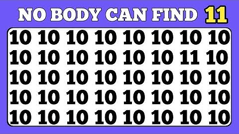 Find The Odd One Out | Test Your Ovservation Skills | Number and Letter Edition