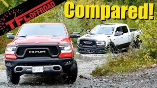We Drive the Ram Rebel and Power Wagon Up a Mountain to Find the Better Truck!
