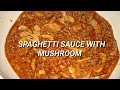 SPAGHETTI SAUCE WITH MUSHROOM 🍄 ASMR 🌈🌈🌈 #asmr #vertical