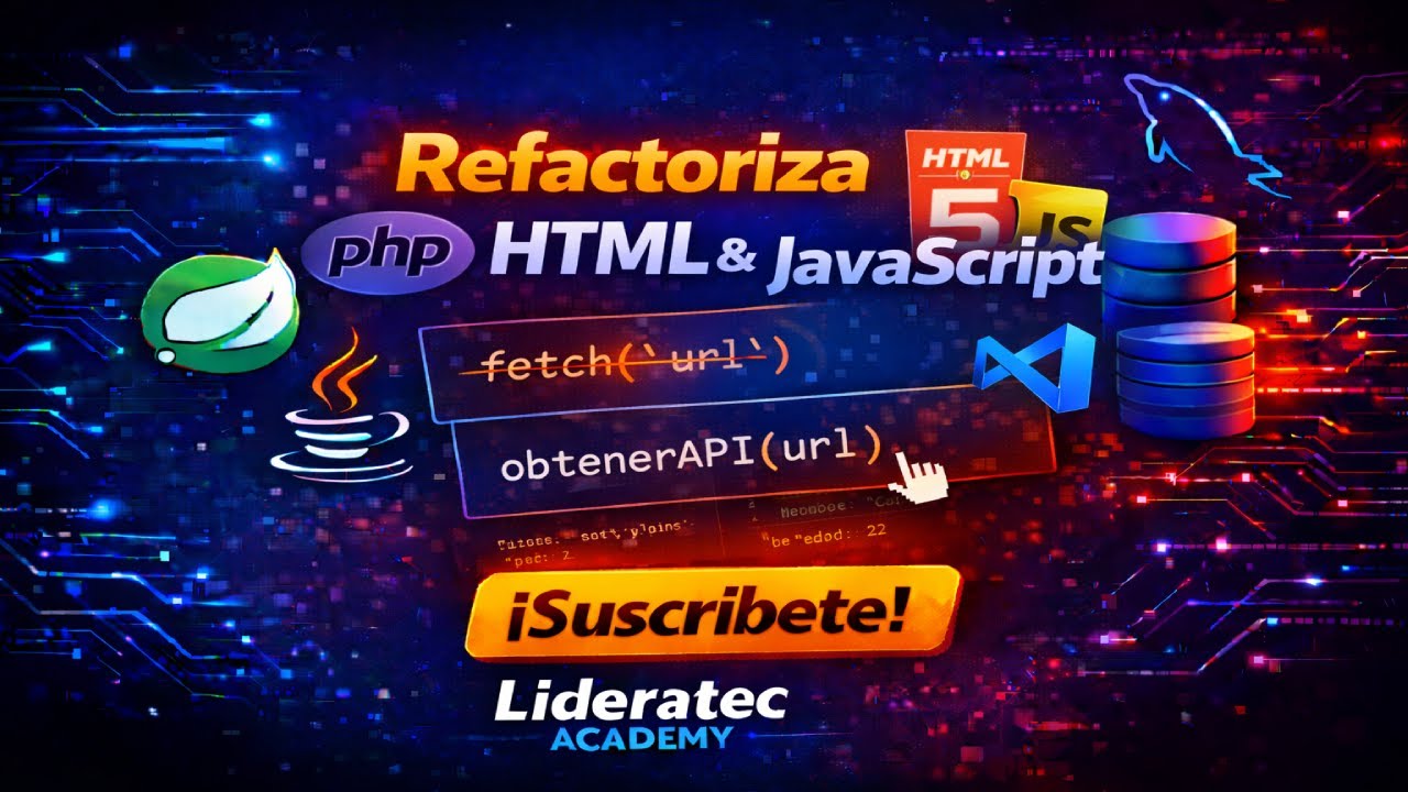 Refactoriza HTML y JavaScript 2026 como PRO | Curso PHP desde Cero y ...