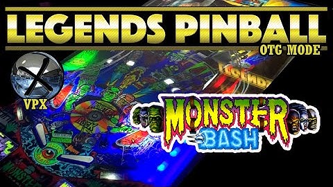 MONSTER BASH VPX (Hanibal 2.0 Version) on AtGames Legends Pinball OTG Mode