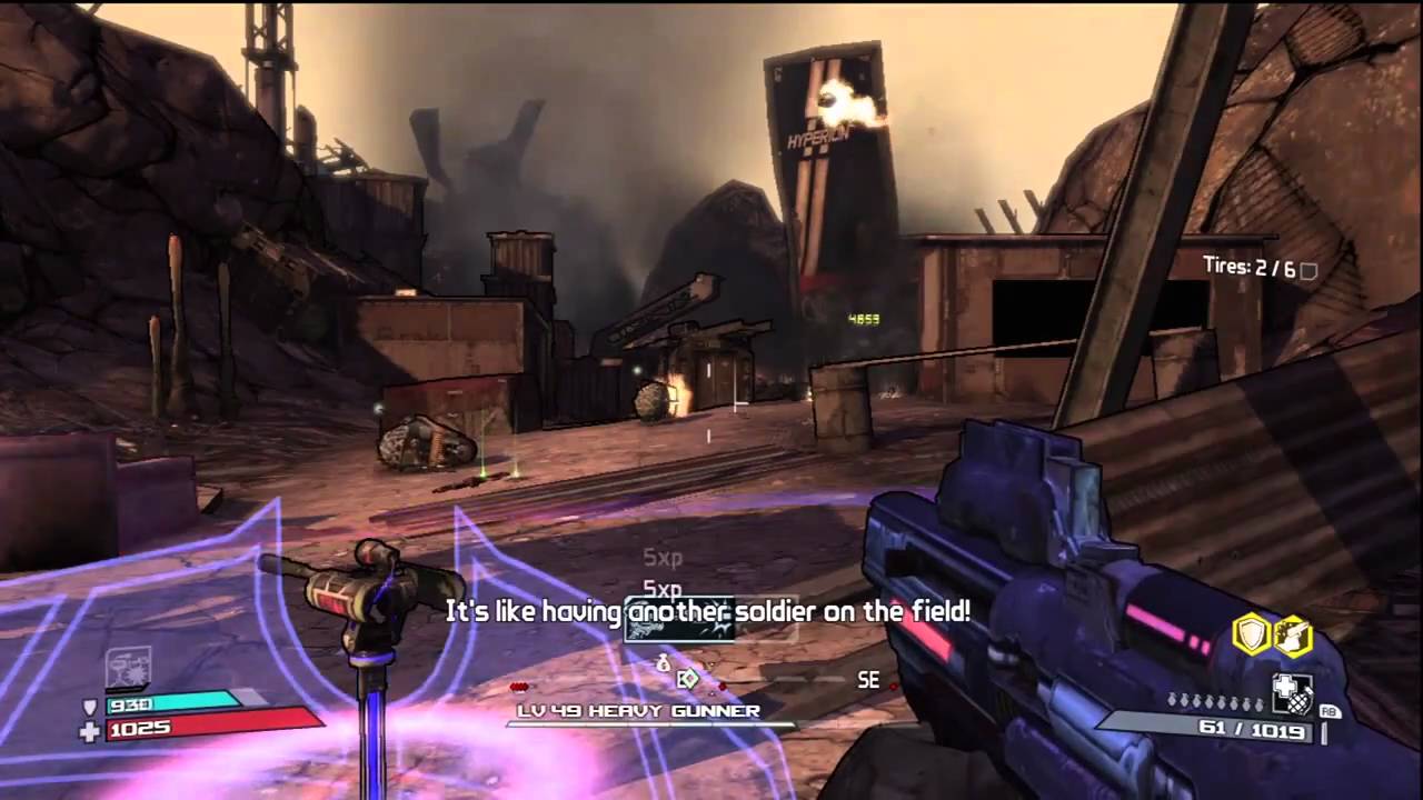 Borderlands Claptrap's New Robot Revolution DLC Walkthrough HD Episode 6: Tire Collector