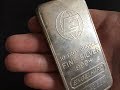 Vintage Engelhard 10 oz Silver Bar!