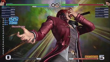 KOF XIV Iori Yagami Max Mode Combo 821 Dmg