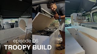 Troopy Build Episode 06 | Draws, Sink & Interior