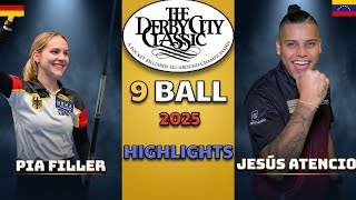 PIA FILLER - JESÚS ATENCIO | The Derby City Classic 9 Ball 2025 | HIGHLIGHTS Details
