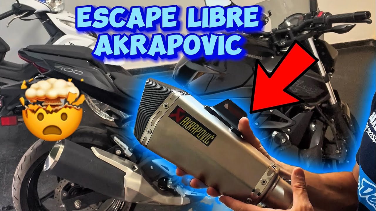 ¿COMO COLOCAR ESCAPE LIBRE A KAWASAKI Z400?🚀🤯 COLOCANDO FULL SYSTEM