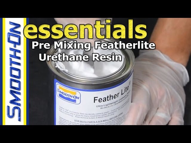 Premixing Smooth-On Feather Lite