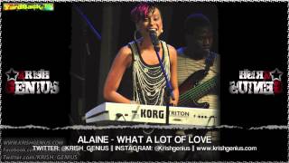 Miniatura de vídeo de "Alaine - What A Lot Of Love [Cardiac Keys Riddim] May 2013"