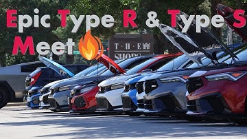 Epic Honda Type R & Integra Type S Meet | FL5, FK8 & JDM Legends 🚗🔥 #honda #typer #types #acura 