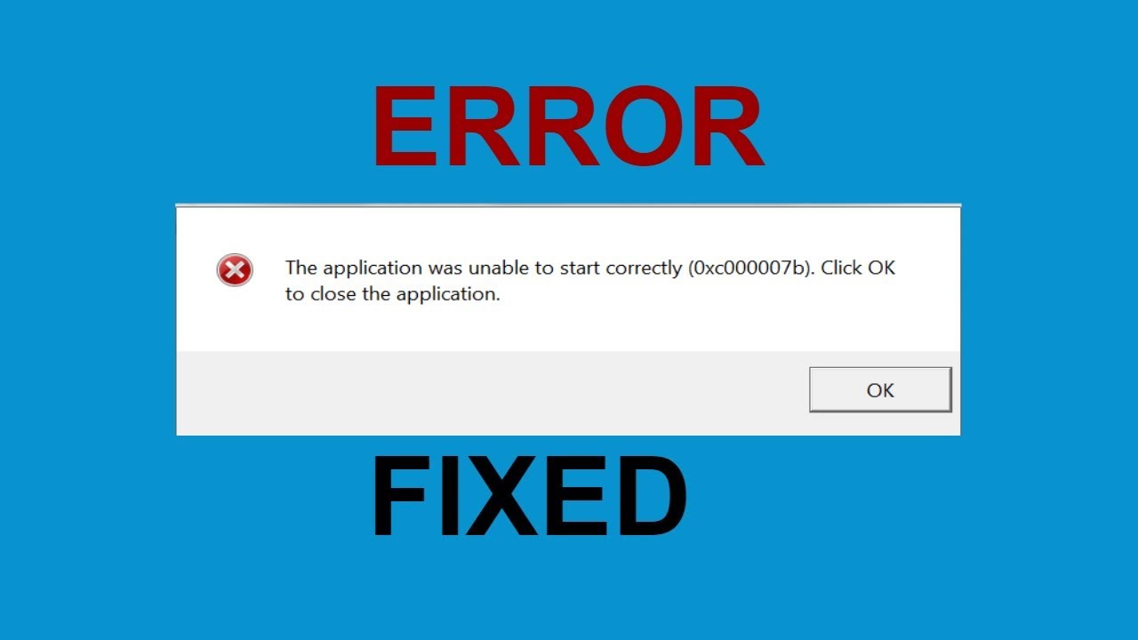 Ошибка 0xc000007b. 0xc000007b BCD. Fix Error. Click Fix to Fix Error. Fix error message