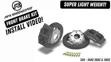 Apex Engineered - S30 240Z 260Z 280Z Front Brake Kit - INSTALL